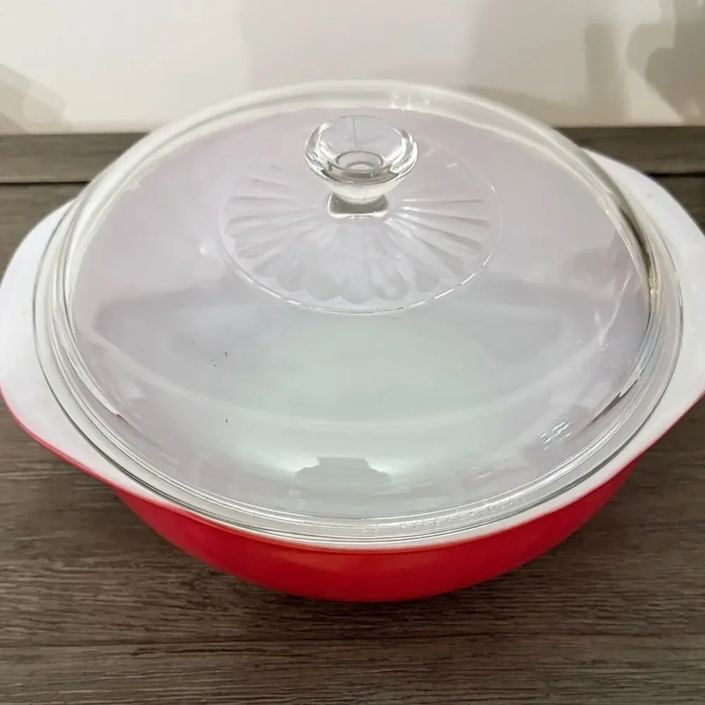 Pyrex Glass Lid 33 624c Fits 024, 026, 443 dishes and more.
